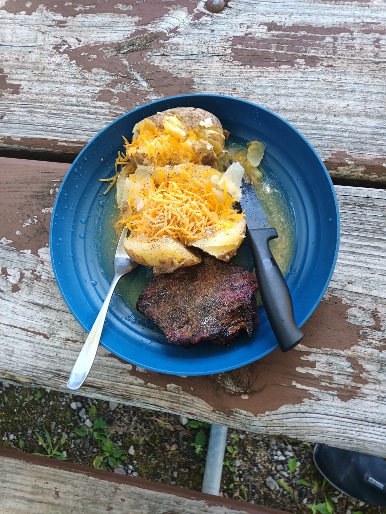 My First Campfire Dinner